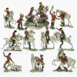 16 "Nymphenburg Red Hunt" figures - фото 1