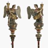 A pair of angels with candlesticks - photo 1