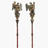 A pair of angels with candlesticks - фото 4