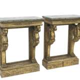 A pair of console tables - фото 1