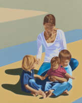 Ruth Bussmann. Kathrin mit Julius, Jacob und Emma