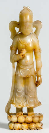 Grosser chinesischer Jade-Buddha - Foto 1