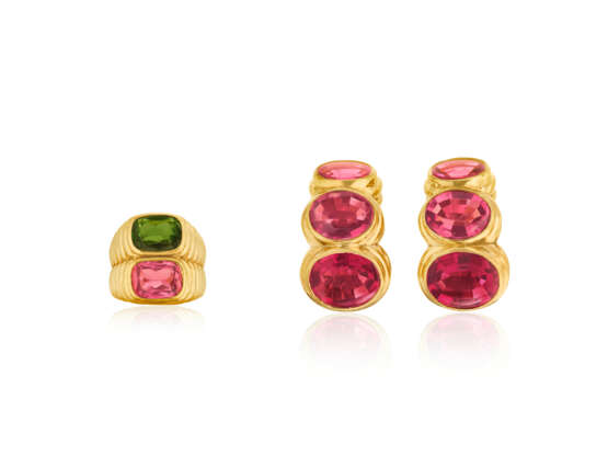 NO RESERVE | SET OF BULGARI TOURMALINE JEWELRY - фото 1