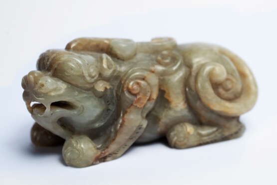 Chinesisches Fabeltier aus Jade - Foto 1