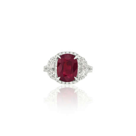 RUBY AND DIAMOND RING - photo 4