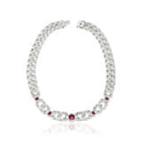 CHAUMET RUBY AND DIAMOND NECKLACE - Foto 3