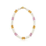 NO RESERVE | MARINA B CULTURED PEARL AND MULTI-GEM NECKLACE - фото 1