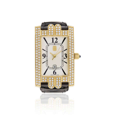 NO RESERVE | HARRY WINSTON DIAMOND AND GOLD 'AVENUE' WRISTWATCH - фото 1