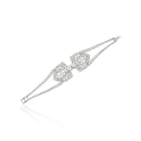 DIAMOND DOUBLE-CLIP BROOCH BRACELET - Foto 1