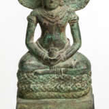 i>Sitzende Naga-Bronzefigur - Foto 1