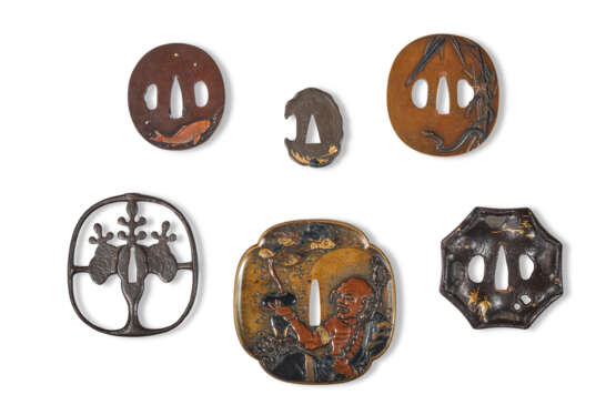 A GROUP OF SIX TSUBA - photo 1