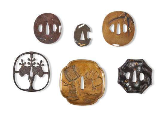 A GROUP OF SIX TSUBA - photo 2