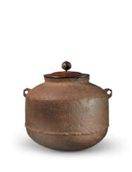 AN IRON TEA-KETTLE OF 'AMIDADO' TYPE