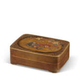 A GOLD-INLAID IRON, BRONZE AND SILVER 'TOAD AND CRAB' BOX AND COVER - photo 2