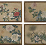 FOUR ALBUM LEAVES DEPICTING FLOWERS - Foto 1