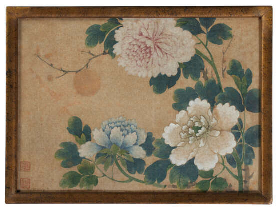 FOUR ALBUM LEAVES DEPICTING FLOWERS - photo 2