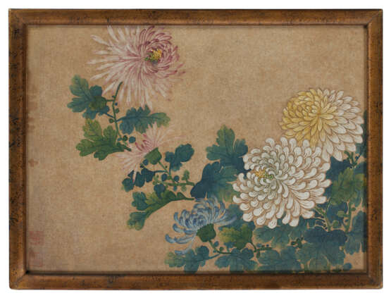 FOUR ALBUM LEAVES DEPICTING FLOWERS - photo 6