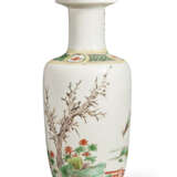 A FAMILLE VERTE BALUSTER VASE - photo 3