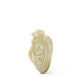 A PALE CELADON AND RUSSET JADE GOURD - photo 2