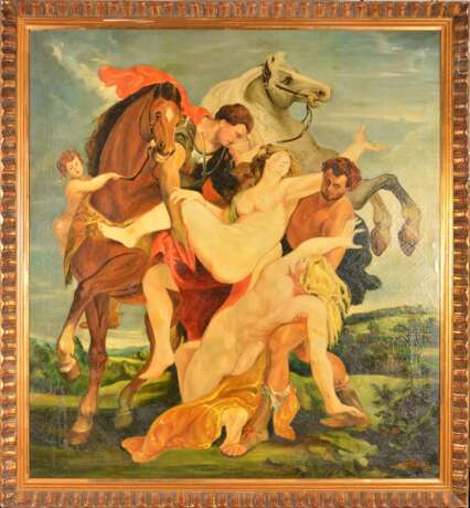 Copie de Paul Rubens - Enl&egrave;vement des filles de Leucippe Early 20th century - photo 1