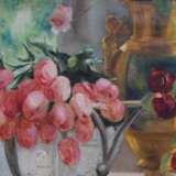 Still life with roses and tulips Early 20th century - photo 4