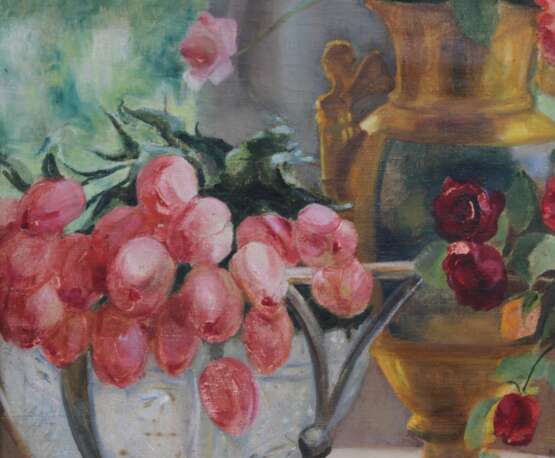 Still life with roses and tulips Early 20th century - photo 4