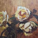 Still life with white roses Mid-20th century - photo 2