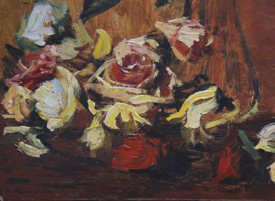 Still life with white roses Mid-20th century - photo 3
