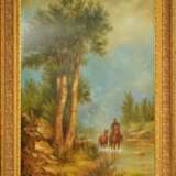 Landscape with a horseman 21th century - photo 1
