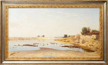 Paysage avec rivi&egrave;re 