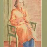 Peinture Portraits de parents par Jans Roberts Tilbergs watercolor Early 20th century - Foto 6