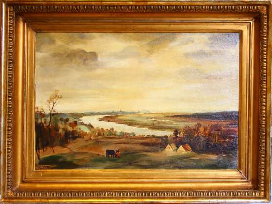 Landscape with a cow Mid-17th century - photo 1