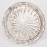 Crystal ashtray with silver finish and engraving Crystal Early 20th century - photo 4