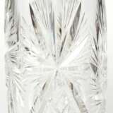 Crystal vase with silver finish Glass Early 20th century - photo 4