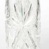 Crystal vase with silver finish Glass Early 20th century - photo 5