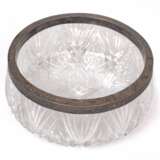 Crystal fruit bowl with silver finish and photo album Kristall Mid-20th century - Foto 3