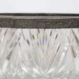Crystal fruit bowl with silver finish and photo album Kristall Mid-20th century - Foto 6