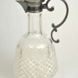 Crystal Art Nouveau decanter with silver finish 84th proof Kristall 19th century - Foto 1