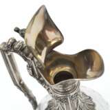 Glass decanters with silver finish 2 pcs. Glas At the turn of 19th -20th century - Foto 3