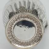 Glass decanters with silver finish 2 pcs. Glas At the turn of 19th -20th century - Foto 6