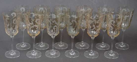 Set of glasses 12 pcs Glas Early 20th century - Foto 1