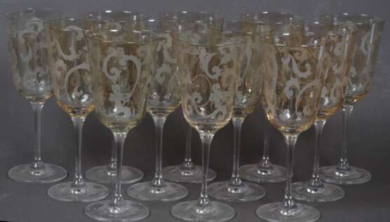 Set of glasses 12 pcs Стекло Early 20th century г. - фото 3