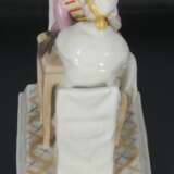 Porcelain figure ManicureGossip Girl Porcelain Mid-20th century - photo 6