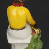 Figurine en porcelaine ``Fille aux patins`` Porzellan Mid-20th century - Foto 3