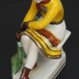 Figurine en porcelaine ``Fille aux patins`` Porzellan Mid-20th century - Foto 5