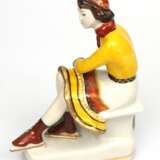 Figurine en porcelaine ``Fille aux patins`` Porzellan Mid-20th century - Foto 8