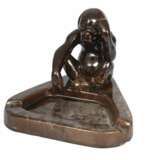Ceramic ashtray Monkey Ceramic Early 20th century - photo 1