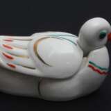 Ustensile &agrave; moutarde en porcelaine Canard Porcelaine Early 20th century - photo 2