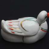 Ustensile &agrave; moutarde en porcelaine Canard Porcelaine Early 20th century - photo 6