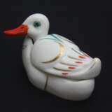 Ustensile &agrave; moutarde en porcelaine Canard Porzellan Early 20th century - Foto 7